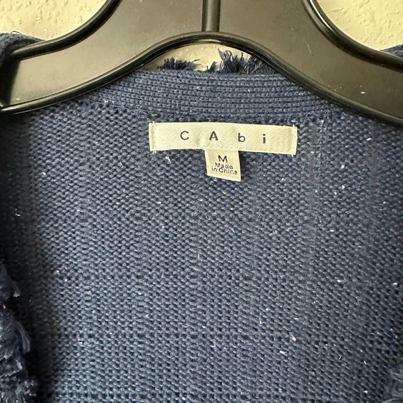 Cabi #181 Duches Navy Blue Cardigan Sz M - Picture 5 of 5
